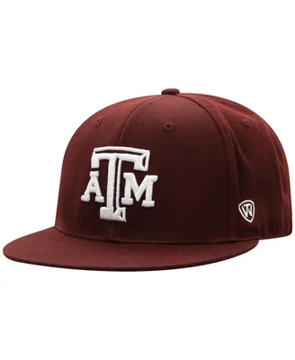 Men's Top of the World Maroon Texas A&M Aggies Team Color Fitted Hat