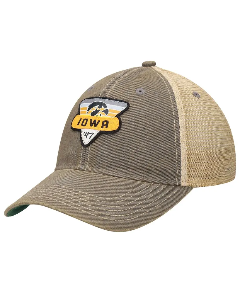 Men's Gray Iowa Hawkeyes Legacy Point Old Favorite Trucker Snapback Hat