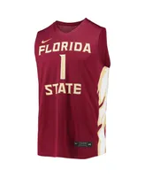 Men's Nike #1 Garnet Florida State Seminoles Team Replica Basketball Jersey