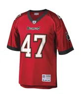 Men's Mitchell & Ness John Lynch Red Tampa Bay Buccaneers Legacy Replica Jersey