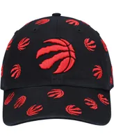 Men's '47 Black Toronto Raptors Confetti Cleanup Adjustable Hat