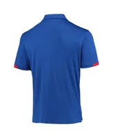 Men's Colosseum Royal Kansas Jayhawks Santry Polo Shirt