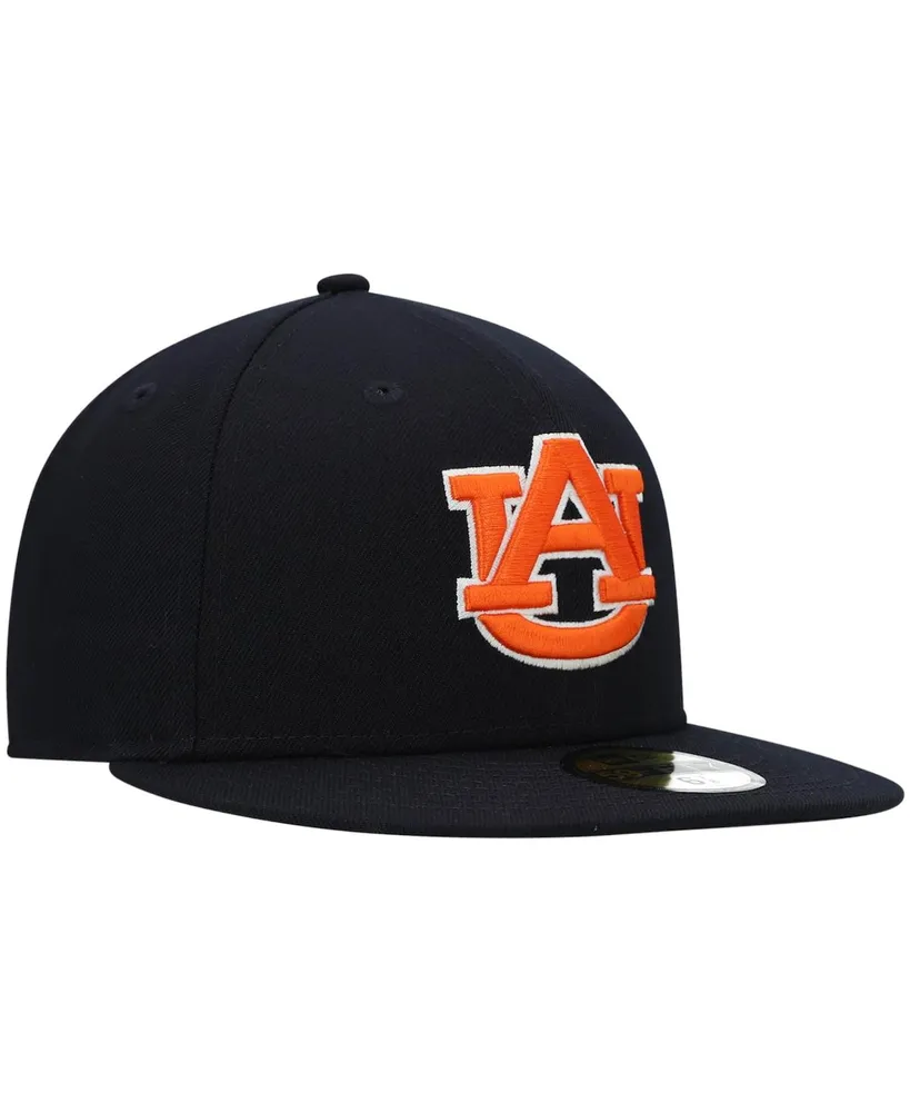 Men's New Era Navy Auburn Tigers Logo Basic 59FIFTY Fitted Hat