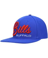 Men's Pro Standard Royal Buffalo Bills Script Wordmark Snapback Hat