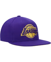 Men's Mitchell & Ness Purple Los Angeles Lakers Two Tonal Snapback Hat