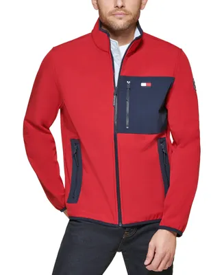 Tommy Hilfiger Men's Regular-Fit Colorblocked Soft Shell Jacket