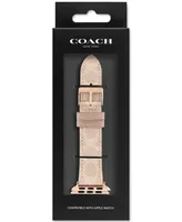 Coach Sand Canvas Strap 38/40/41mm Apple Watch Band