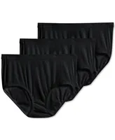 Jockey Elance Breathe Brief 3 Pack Underwear 1542, Extended Sizes