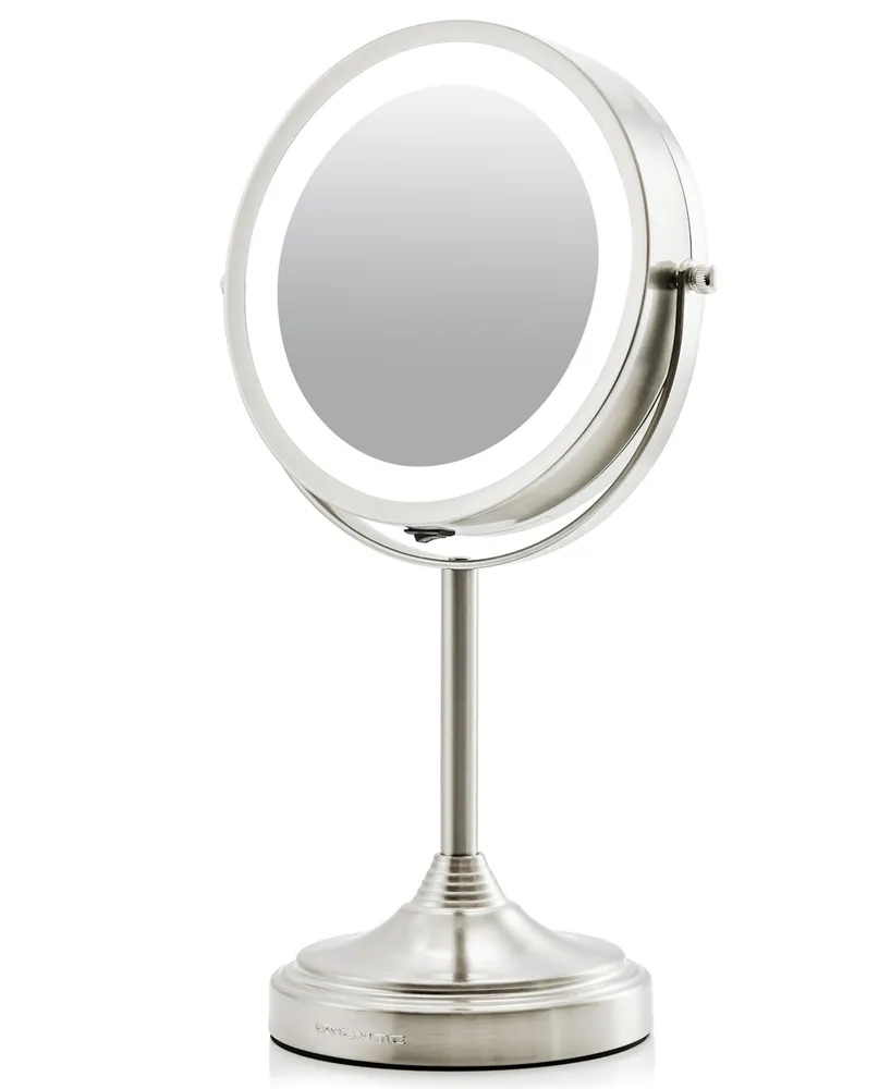 Ovente 7" Dual Sided Tabletop Makeup Mirror with Led