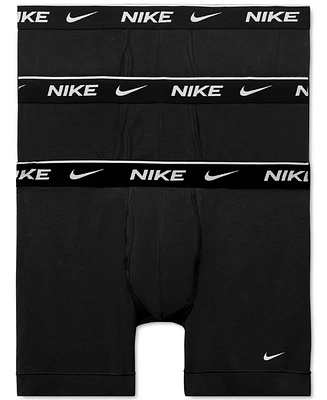 Nike Men's 3-Pack Dri-fit Essential Cotton Stretch Boxer Briefs