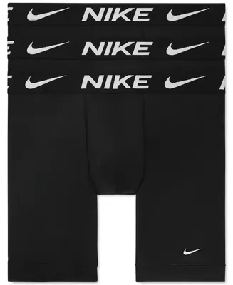 Nike Men's 3-Pk. Dri-fit Essential Micro Long Boxer Briefs