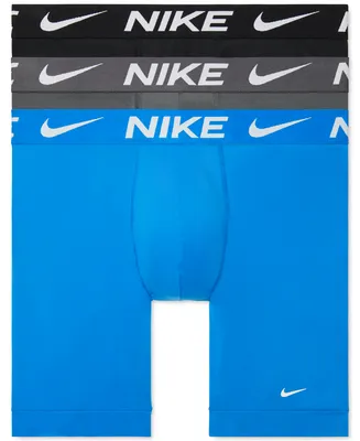 Nike Men's 3-Pk. Dri-fit Essential Micro Long Boxer Briefs