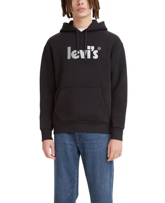 Levi's Men's Poster Graphic Logo Relaxed Fit Hoodie