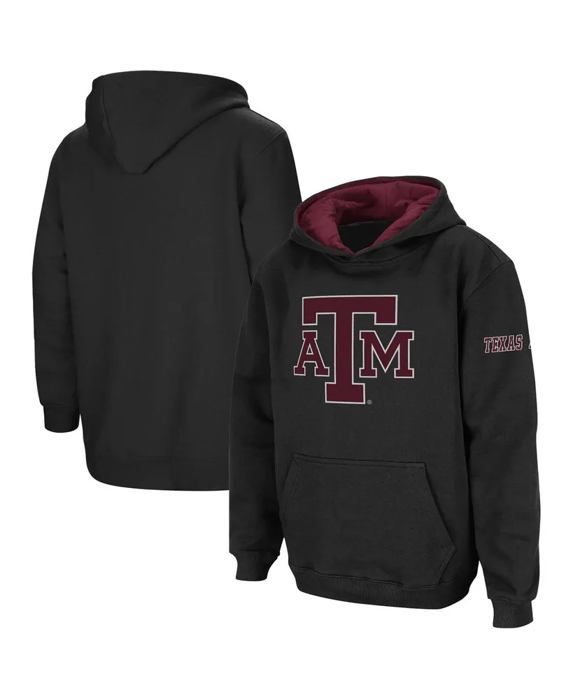 Big Boys Black Texas A&M Aggies Logo Pullover Hoodie