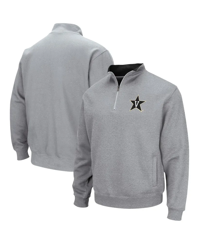 Colosseum Athletics Heathered Gray Louisville Cardinals Tortugas Team Logo  Quarter-zip Jacket for Men