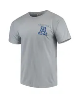 Men's Gray Arizona Wildcats Team Comfort Colors Campus Scenery T-shirt