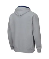 Men's Colosseum West Virginia Mountaineers Arch and Logo 3.0 Full-Zip Hoodie