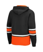 Men's Colosseum Black Oregon State Beavers Lace Up 3.0 Pullover Hoodie