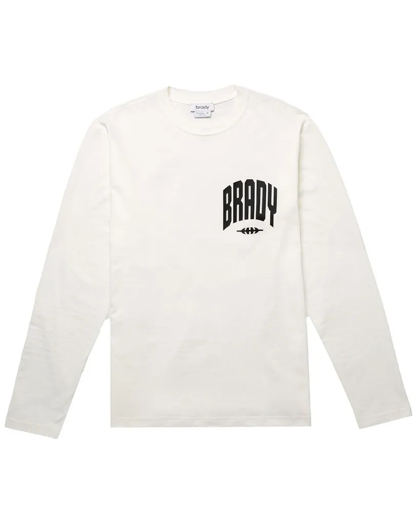 Men's Brady White Varsity Long Sleeve T-shirt