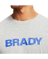 Men's Brady Gray Wordmark Long Sleeve T-shirt