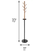 Honey Can Do Freestanding Tree Design Coat Rack with Accessory Tray