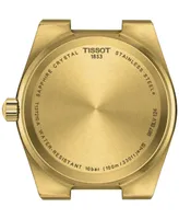 Tissot Unisex Prx Gold-Tone Stainless Steel Bracelet Watch 35mm