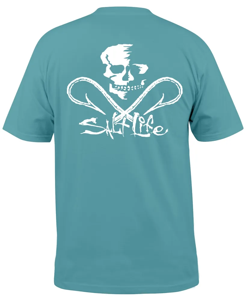 Salt Life Men's Skull and Hooks Pocket Tee