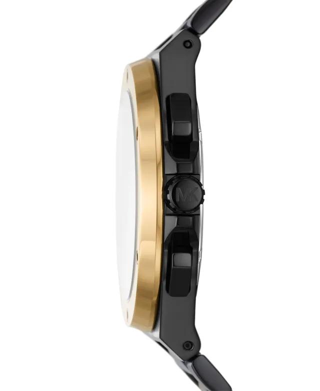 Michael Kors Men\'s Lennox | Chronograph Stainless Mall Hawthorn Watch -Tone Steel Bracelet