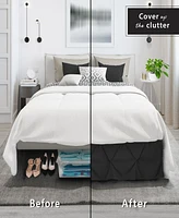 Nestl Bedding 14" Tailored Pinch Pleated Bedskirt
