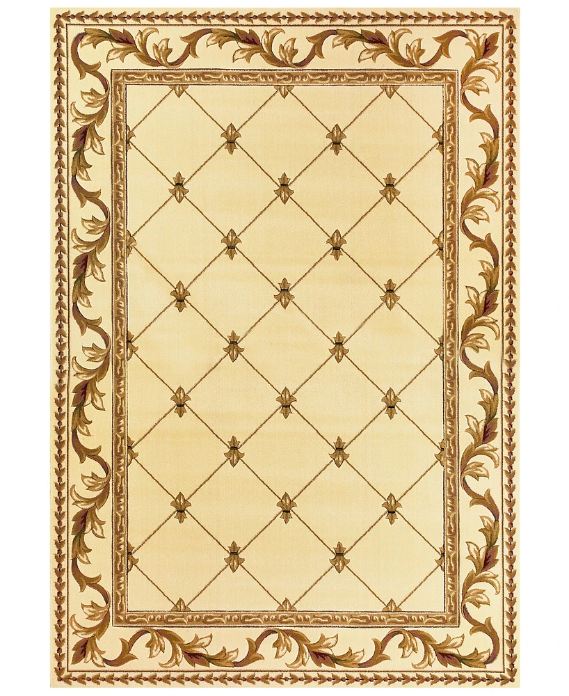 Kas Corinthian Fleur-de-Lis 2'3" x 3'3" Area Rug