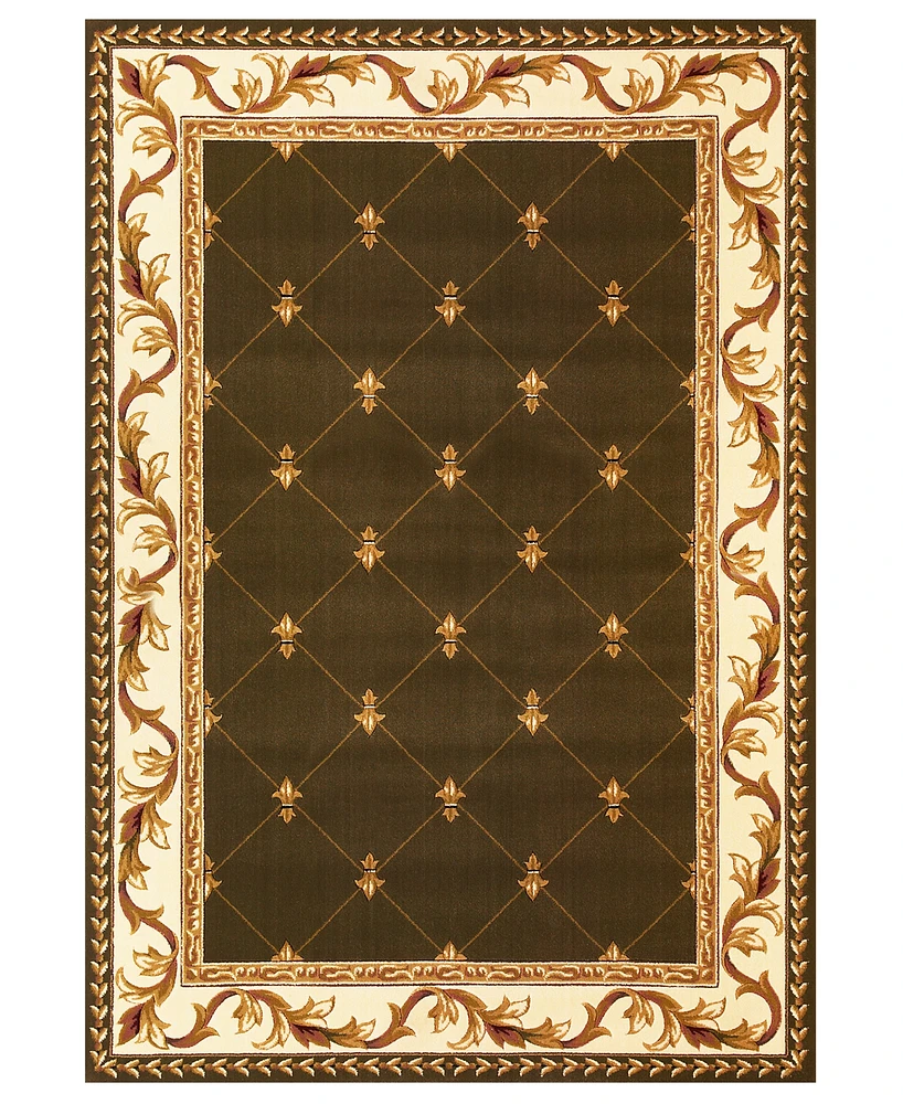 Kas Corinthian Fleur-de-Lis 3'3" x 4'11" Area Rug