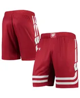 Men's Under Armour Red Wisconsin Badgers Replica Basketball Short