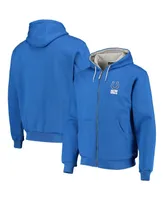 Men's Dunbrooke Royal Indianapolis Colts Craftsman Thermal-Lined Full-Zip Hoodie