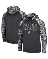 Men's Colosseum Charcoal Baylor Bears Oht Military-Inspired Appreciation Digital Camo Pullover Hoodie