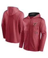 Men's Fanatics Cardinal Arizona Cardinals Defender Full-Zip Hoodie Jacket