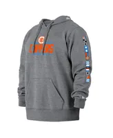 Men's New Era Gray La Clippers 2021/22 City Edition Big and Tall Pullover Hoodie