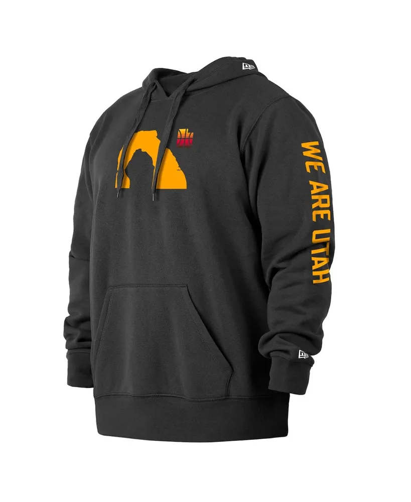 Men's New Era Black Utah Jazz 2021/22 City Edition Big and Tall Pullover Hoodie