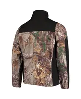 Men's Dunbrooke Realtree Camo and Black Denver Broncos Circle Hunter Softshell Full-Zip Jacket