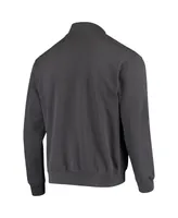 Men's Colosseum Charcoal Cal Bears Tortugas Logo Quarter-Zip Jacket