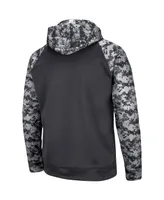 Men's Colosseum Charcoal Ole Miss Rebels Oht Military-Inspired Appreciation Digital Camo Pullover Hoodie