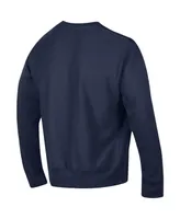 Men's Champion Navy Cal Bears Arch Reverse Weave Pullover Sweatshirt