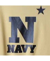 Women's Colosseum Gold Navy Midshipmen Trey Dolman Long Sleeve T-shirt