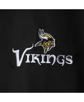 Men's Dunbrooke Black Minnesota Vikings Triumph Fleece Full-Zip Jacket