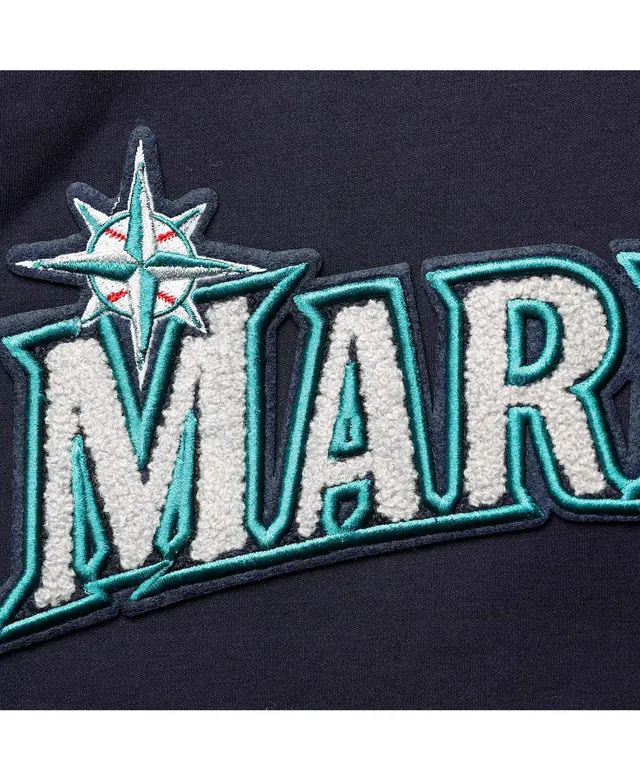 Men's Pro Standard Navy/ Seattle Mariners Taping T-Shirt Size: Small