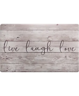 Global Rug Designs Cheerful Ways Live Laugh Love Modern Farmhouse 1'6" x 2'6" Area Rug