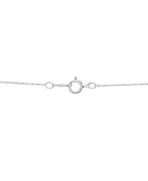 Diamond Open Cross 18" Pendant Necklace (1/4 ct. t.w.) in 10k White Gold