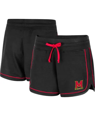 Women's Heather Black Maryland Terrapins Lil Sebastian Shorts