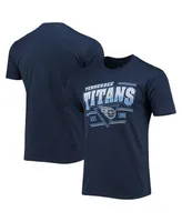 Men's Navy Tennessee Titans Throwback T-shirt