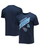 Men's Navy Tennessee Titans Slant T-shirt