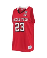 Men's Original Retro Brand Jarrett Culver Red Texas Tech Raiders Alumni Commemorative Replica Basketball Jersey